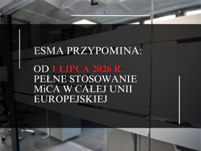 Komunikat o regulacjach