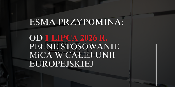 Komunikat o regulacjach